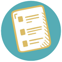 Families create annual budgets icon